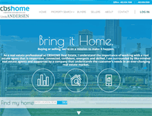 Tablet Screenshot of lindaandersen.cbshome.com