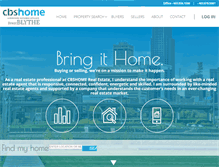 Tablet Screenshot of brentblythe.cbshome.com