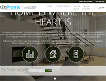 Tablet Screenshot of jeffallen.cbshome.com