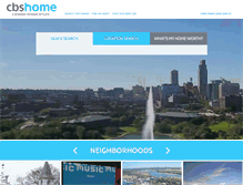 Tablet Screenshot of cbshome.com