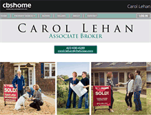 Tablet Screenshot of carollehan.cbshome.com