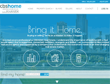 Tablet Screenshot of johnhansen.cbshome.com